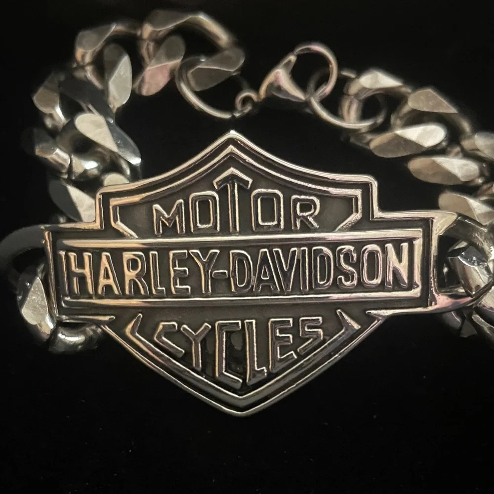 Harley-Davidson Silver Chain Bracelet - Picture 3 of 3